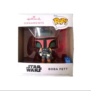 New In Box Hallmark Ornaments Funko Pop “Boba Fett” Star Wars